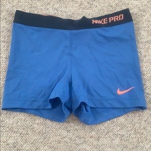 Nike Pro 3” Shorts Periwinkle